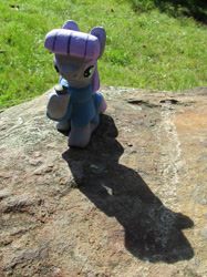 Size: 1860x2481 | Tagged: safe, alternate version, artist:malte279, part of a set, boulder (g4), maud pie, earth pony, pony, g4, concrete, craft, female, mare, outdoors, sculpture, solo, ytong