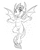 Size: 1461x1849 | Tagged: safe, artist:sparkydino, smolder, dragon, g4, cute, dragoness, female, flying, monochrome, sketch, smolderbetes, solo, spread wings, wings