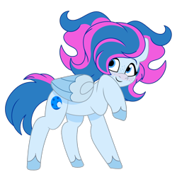 Size: 1200x1200 | Tagged: safe, artist:prixy05, oc, oc only, oc:moon, pegasus, pony, g5, my little pony: tell your tale, female, mare, simple background, solo, transparent background, vector