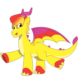 Size: 1800x1800 | Tagged: safe, artist:prixy05, luxxe, dragon, g5, my little pony: tell your tale, :p, dragoness, female, simple background, solo, tongue out, transparent background, vector