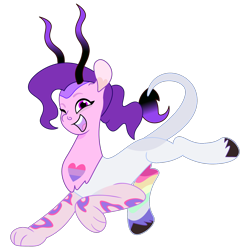 Size: 1500x1500 | Tagged: safe, artist:prixy05, oc, oc only, oc:doodle, draconequus, g5, my little pony: tell your tale, female, simple background, solo, transparent background, vector