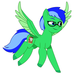 Size: 1200x1200 | Tagged: safe, artist:prixy05, oc, oc only, oc:doc anbuis, pegasus, pony, g5, my little pony: tell your tale, glasses, simple background, solo, transparent background, vector