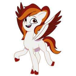 Size: 1200x1200 | Tagged: safe, artist:prixy05, oc, oc only, oc:crimson pallette, pegasus, pony, g5, my little pony: tell your tale, female, mare, simple background, solo, transparent background, vector