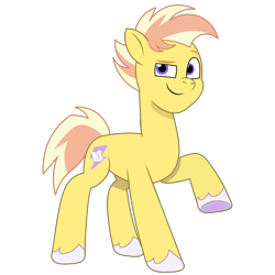 Size: 1200x1200 | Tagged: safe, artist:prixy05, oc, oc only, oc:blazing bolt, earth pony, pony, g5, my little pony: tell your tale, male, simple background, solo, stallion, transparent background, vector