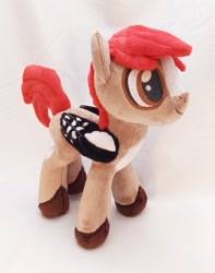 Size: 1241x1572 | Tagged: safe, artist:redi, oc, oc only, bird, pegasus, woodpecker, commission, irl, pegasus oc, photo, plushie, solo