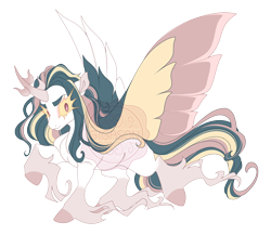 Size: 4500x3900 | Tagged: safe, artist:gigason, oc, oc only, oc:halo, alicorn, pony, shadow pony, g4, absurd resolution, adoptable, alicorn oc, big eyes, blank flank, coat markings, colored, colored eyebrows, colored eyelashes, colored hooves, colored horn, colored pinnae, colored sclera, colored wings, colored wingtips, curved horn, eye clipping through hair, eye markings, female, female oc, flat colors, flowing mane, flowing tail, gradient eyes, gradient horn, gradient legs, green mane, green tail, green wings, hooves, horn, large wings, long eyelashes, long fetlocks, long mane, long tail, looking back, mare, mare oc, multicolored wings, no catchlights, obtrusive watermark, offspring, parent:pony of shadows, parent:princess celestia, pink eyes, pink hooves, pink wingtips, raised hoof, raised leg, shadow pony oc, simple background, slit pupils, socks (coat markings), solo, spiked horn, spread wings, standing on two hooves, tail, thick eyebrows, three quarter view, three toned mane, three toned tail, transparent background, unshorn fetlocks, wall of tags, watermark, wavy mane, wavy tail, white body, white coat, white pupils, wide eyes, wings, yellow eyelashes, yellow sclera