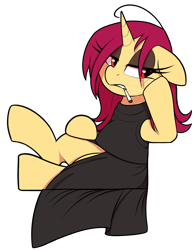 Size: 2548x3255 | Tagged: safe, artist:thebatfang, oc, oc only, pony, unicorn, mare fair, cigarette, horn, simple background, smoking, solo, transparent background, unicorn oc