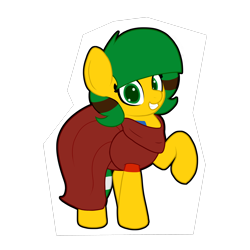 Size: 2880x2880 | Tagged: safe, artist:jerkface, oc, oc only, oc:blocky bits, pony, mare fair, solo