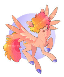 Size: 1280x1543 | Tagged: safe, artist:chaoseclips, oc, oc only, oc:blue cheese, pegasus, pony, bucktooth, colored hooves, flying, freckles, hair over eyes, hooves, offspring, parent:cheese sandwich, parent:rainbow dash, parents:cheesedash, pegasus oc, simple background, solo, spread wings, transparent background, wings