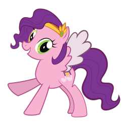 Size: 1200x1200 | Tagged: safe, artist:prixy05, pipp petals, pegasus, pony, g4, g5, female, g5 to g4, generation leap, mare, simple background, solo, stock vector, transparent background, unitober 2024, vector