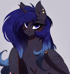 Size: 3959x4192 | Tagged: safe, artist:krissstudios, oc, alicorn, pony, bust, female, mare, portrait, solo