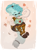 Size: 1853x2526 | Tagged: safe, artist:rexyseven, oc, oc:whispy slippers, anthro, chocolate, clothes, cozy, food, glasses, hot chocolate, mug, round glasses, slippers, solo, sweater vest