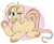 Size: 1042x856 | Tagged: safe, artist:lulubell, oc, oc only, oc:lulubell, pony, unicorn, frog (hoof), horn, looking at you, lying down, one eye closed, open mouth, open smile, prone, smiling, underhoof, waving, waving at you, wink, winking at you