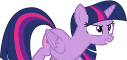 Size: 1333x642 | Tagged: safe, artist:stephen-fisher, twilight sparkle, alicorn, pony, g4, determined, female, simple background, transparent background, twilight sparkle (alicorn), vector