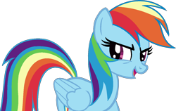 Size: 1152x728 | Tagged: safe, artist:stephen-fisher, rainbow dash, pegasus, pony, g4, female, simple background, solo, transparent background, vector