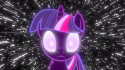 Size: 3840x2160 | Tagged: safe, artist:mbesto, twilight sparkle, pony, unicorn, g4, glowing, glowing eyes, horn, particles, solo