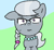 Size: 354x329 | Tagged: safe, artist:wanda, silver spoon, earth pony, pony, g4, female, filly, foal, glasses, jewelry, looking at you, ms paint, necklace, solo, worried