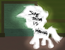 Size: 5647x4343 | Tagged: safe, artist:background basset, pony, depression, indoors, solo, text, vent art