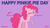 Size: 3840x2160 | Tagged: safe, artist:zslnews, pinkie pie, earth pony, g4, female, looking at you, one eye closed, pinkie pie day, purple background, raised hoof, simple background, solo, vector, wink, winking at you