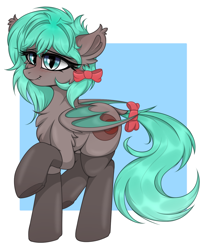 Size: 1200x1456 | Tagged: safe, artist:門久, oc, oc only, bat pony, pony, bat pony oc, clothes, passepartout, socks, solo