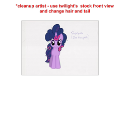 Size: 2000x2000 | Tagged: safe, twilight sparkle, pony, unicorn, g4, my little pony: friendship is magic, official, season 1, leak, .svg available, female, front view, mare, my little pony adventures, poofy mane, simple background, smiling, solo, transparent background, twilight poofle, unicorn twilight, vector