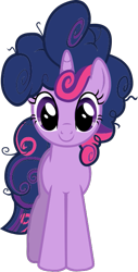 Size: 362x711 | Tagged: safe, twilight sparkle, pony, unicorn, g4, my little pony: friendship is magic, official, season 1, leak, .svg available, female, looking at you, mare, my little pony adventures, simple background, smiling, solo, transparent background, twilight poofle, unicorn twilight, vector