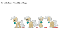 Size: 3840x2160 | Tagged: safe, mayor mare, earth pony, pony, g4, official, leak, .svg available, female, front view, mare, my little pony adventures, rear view, reference sheet, side view, simple background, smiling, transparent background, vector