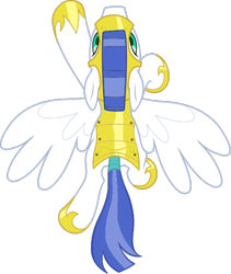 Size: 481x570 | Tagged: safe, pegasus, pony, g4, official, leak, .svg available, concept art, male, my little pony adventures, overhead view, royal guard, solo, stallion, vector