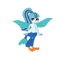 Size: 2100x2100 | Tagged: safe, artist:chanyhuman, siren, equestria girls, g4, cursed image, greek mythology, mythology, simple background, solo, transparent background, vector