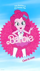 Size: 1080x1920 | Tagged: safe, pinkie pie, human, equestria girls, g4, barbie, barbie (film), female, solo