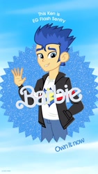 Size: 1080x1920 | Tagged: safe, flash sentry, human, equestria girls, g4, barbie, barbie (film), male, solo