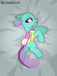 Size: 4500x6000 | Tagged: safe, artist:alejandrogmj, artist:wasisi, spiracle, changedling, changeling, g4, body pillow, solo