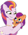 Size: 954x1201 | Tagged: safe, artist:prixy05, sunny starscout, velvet starscout, earth pony, pony, g5, my little pony: tell your tale, written in the starscouts, spoiler:g5, spoiler:my little pony: tell your tale, spoiler:tyts02e11, adoravelvet, baby, baby pony, baby sunny starscout, belly, cute, duo, duo female, female, filly, foal, holding a pony, mare, mother and child, mother and daughter, open mouth, simple background, sunnybetes, transparent background, unitober 2024, vector, younger