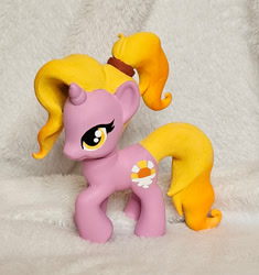 Size: 1152x1227 | Tagged: safe, artist:sanadaookmai, luster dawn, pony, unicorn, g4, craft, horn, irl, photo, solo, toy