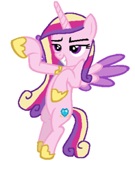 Size: 354x450 | Tagged: safe, artist:diana173076, artist:selenaede, princess cadance, alicorn, pony, g4, alternate universe, base used, crown, female, folded wings, hoof shoes, jewelry, mare, princess shoes, regalia, simple background, solo, tiara, white background, wings