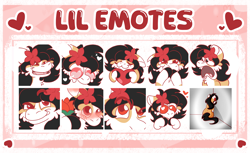 Size: 3000x1841 | Tagged: safe, artist:euspuche, oc, oc only, oc:liliya krasnyy, earth pony, emotes, flower, flower in hair, heart, heart eyes, looking at you, open mouth, smiling, smiling at you, solo, wingding eyes