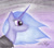 Size: 1024x897 | Tagged: safe, artist:thechrispony, oc, oc only, oc:lacunae, alicorn, pony, fallout equestria, fallout equestria: project horizons, 2015, alicorn oc, artificial alicorn, bust, colored pencil drawing, fanfic art, female, horn, lidded eyes, mare, portrait, purple alicorn (fo:e), purple eyes, signature, solo, traditional art, two toned background, windswept mane, wings