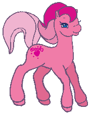 Size: 182x227 | Tagged: safe, sweet berry, earth pony, pony, g2, my little pony: friendship gardens, closed mouth, cute, digital art, female, mare, pc game, pixel art, simple background, smiling, solo, sprite, sweet sweet berry, tail, tail flick, transparent background, video game