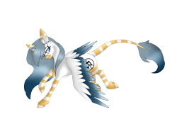 Size: 3509x2550 | Tagged: safe, artist:sofienriquez, oc, oc only, oc:dreamy song, pegasus, pony, colored wings, female, mare, simple background, solo, transparent background, two toned wings, wings