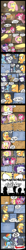 Size: 1031x10036 | Tagged: safe, artist:shoutingisfun, angel bunny, applejack, fluttershy, pinkie pie, rainbow dash, rarity, twilight sparkle, winona, alicorn, earth pony, pegasus, pony, unicorn, g4, clothes, comic, computer, darling, dialogue, female, flutterhacker, friday night, hacker, hacking, hax, horn, male, mane six, mare, onomatopoeia, shadowrun, speech bubble, tetris, twilight sparkle (alicorn)