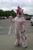 Size: 600x900 | Tagged: safe, pinkie pie, g4, 2012, desucon, fursuit, irl, outdoors, photo, ponysuit, solo