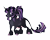 Size: 4200x3400 | Tagged: safe, artist:gigason, oc, oc only, oc:cantrip, classical unicorn, pony, unicorn, g4, adoptable, big eyes, blank flank, cloven hooves, coat markings, colored, colored belly, colored eyebrows, colored horn, colored muzzle, colored pinnae, colored pupils, countershading, curved horn, eye clipping through hair, eyebrows, eyebrows visible through hair, fetlock tuft, flat colors, floppy ears, frown, gradient legs, gradient mane, gradient muzzle, gradient tail, gray coat, high res, horn, leonine tail, looking back, multicolored mane, multicolored tail, nonbinary, nonbinary oc, obtrusive watermark, offspring, pale belly, pale muzzle, parent:king sombra, parent:twilight sparkle, parents:twibra, pink hooves, ponytail, purple eyes, purple hooves, purple pupils, raised hoof, short, simple background, socks (coat markings), solo, standing on three hooves, straight mane, straight tail, tail, thin tail, three quarter view, tied mane, transparent background, unicorn horn, unicorn oc, unshorn fetlocks, watermark, worried