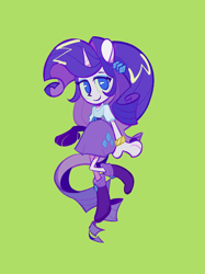 Size: 1778x2372 | Tagged: safe, artist:ember420, rarity, human, equestria girls, g4, green background, simple background, solo