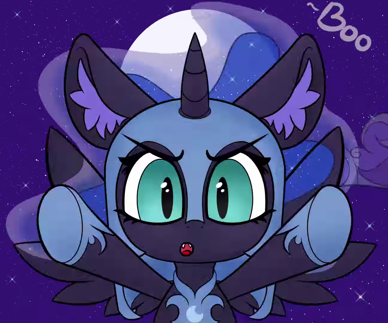 Mlp Boo Wiki #3478253 - safe, artist:mix333, derpibooru exclusive, nightmare moon ...