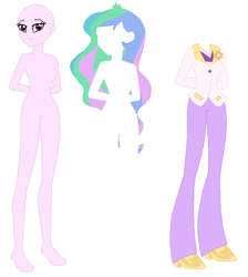 Size: 594x662 | Tagged: safe, artist:lordsfrederick778, artist:selenaede, princess celestia, principal celestia, human, equestria girls, g4, base used, simple background, white background