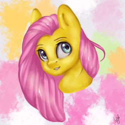 Size: 894x894 | Tagged: safe, artist:agnesschan, fluttershy, pegasus, pony, g4, solo