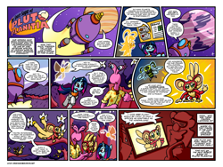 Size: 1280x960 | Tagged: safe, artist:flash equestria photography, oc, oc:pixel dust, oc:pluto planitia, alien, pony, unicorn, comic, horn, science fiction, space, spaceship