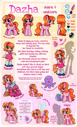 Size: 1253x2048 | Tagged: safe, artist:dariarchangel, oc, oc only, oc:dazha, crystal pony, human, octopus, pony, unicorn, equestria girls, g4, adorable face, artificial wings, augmented, beads, blue eyes, bow, c:, clothes, colored wings, crown, crystal pony oc, crystallized, crystallized pony, cute, cute face, cute smile, cutie mark, diadem, dress, equestria girls oc, equestria girls-ified, equestria girls-ified oc, fake wings, female, female oc, filly, filly oc, fish bowl, flying, foal, front view, gala dress, gown, grand galloping gala, hairband, hanging, height difference, hoof shoes, horn, humanized, humanized oc, jewelry, levitation, little girl, long hair, long mane, long socks, long tail, looking at someone, looking at you, looking down, looking up, magic, magic aura, magic wings, mare, necklace, ocbetes, orange hair, orange mane, orange tail, passepartout, pendant, pet, physique difference, pink coat, pink dress, ponied up, pony oc, reference sheet, regalia, shirt, shoes, short hair, shortie, side view, size comparison, small horn, smiling, smol, solo, sparkles, spread wings, standing, t-shirt, tail, telekinesis, text, too cute, traditional art, transparent wings, turnaround, unicorn oc, wings, younger