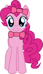 Size: 493x830 | Tagged: safe, artist:supermalikj, pinkie pie, earth pony, pony, g4, female, looking at you, mare, simple background, solo, transparent background