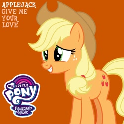 Size: 1000x1000 | Tagged: safe, artist:mtnproductions, applejack, pony, g4, my little pony: friendship is magic, album cover, barbara mason, solo